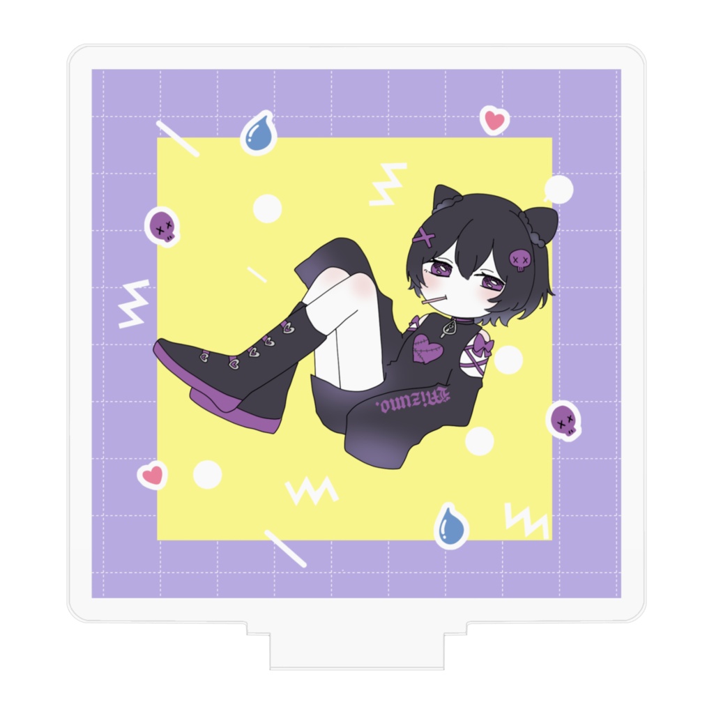 蒼羽ミズノの周年記念グッズ(1周年記念ver.)アクリルフィギュア