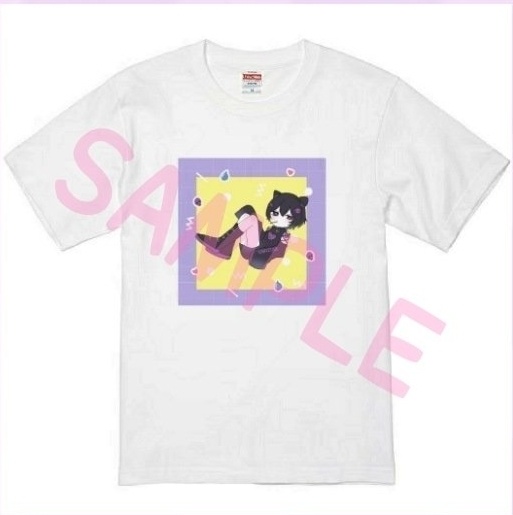 蒼羽ミズノの周年記念グッズ(1周年記念ver.)Tシャツ