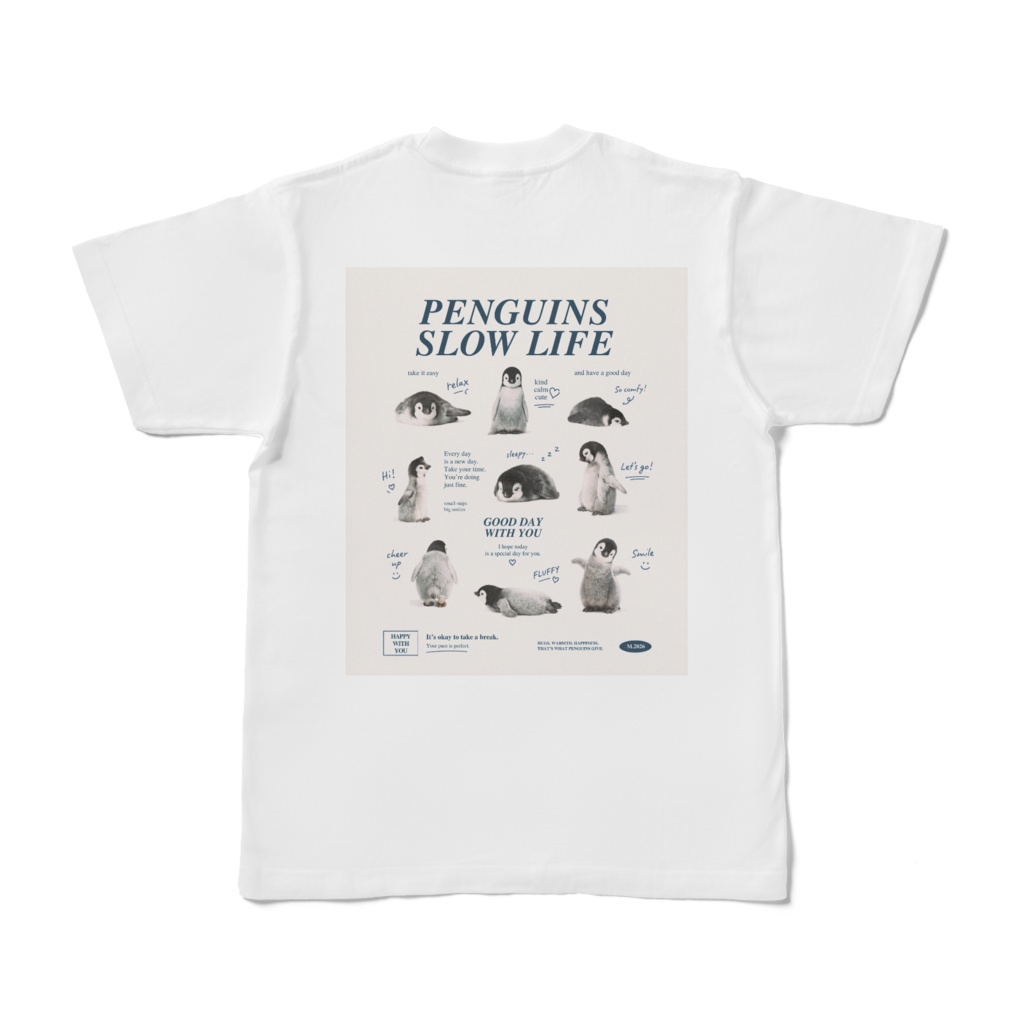 ぺんぎんコラージュTシャツ
