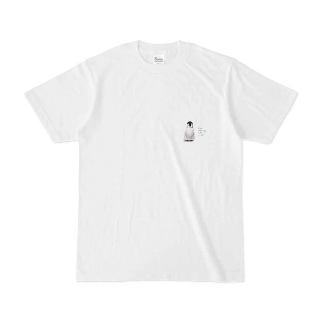 ペンギンコラージュ両面プリントTシャツ