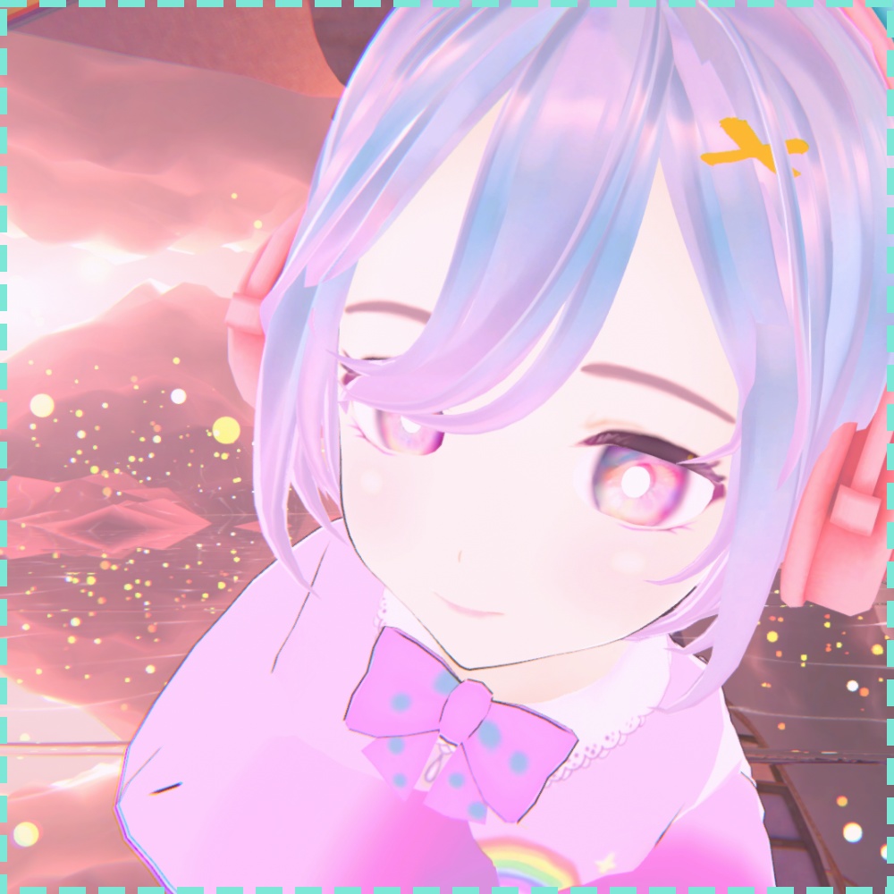 オリジナル3Dモデル|ゆめかわ「Melu(める)」