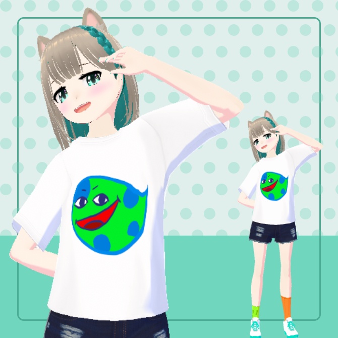 VRoid_Tシャツ「へんなやつ」