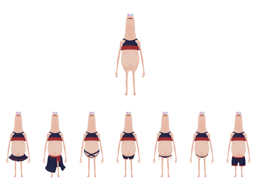 wormie専用|水着(ビキニ、海パン)12モデル入り! #Liss_mall