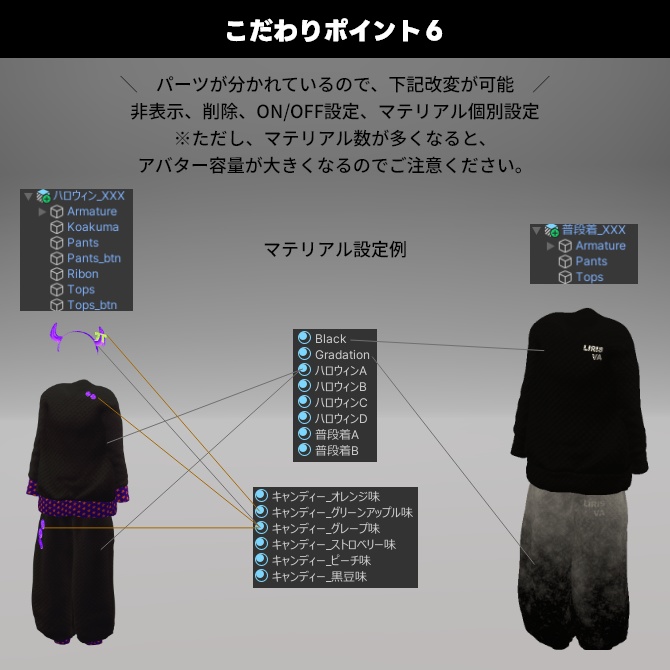 10月のセットアップ「ちょっとだけハロウィン気分」 #Liss_mall