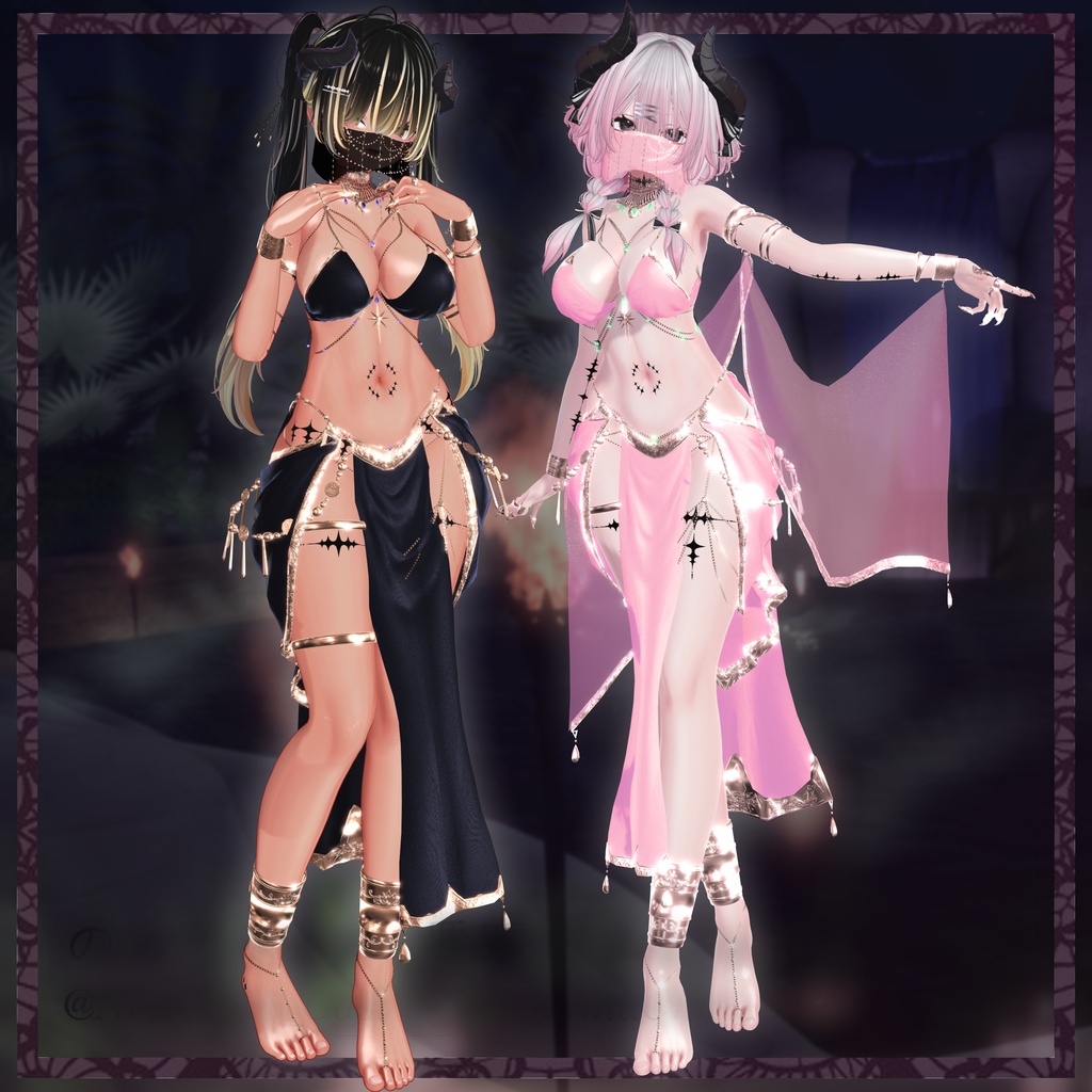 VRChat想定 Avatar衣装【The Bathing of Bastet】✨F&Rキャンペーン開催中✨