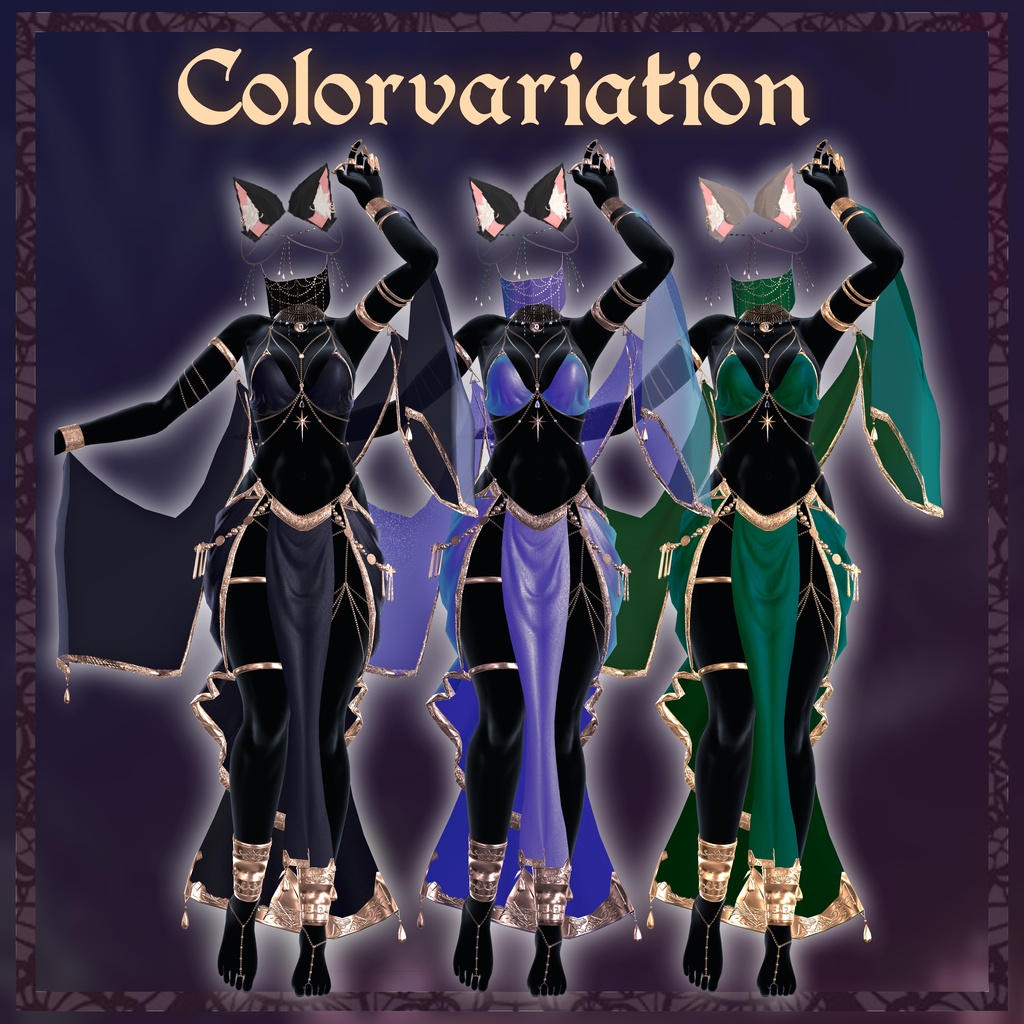 VRChat想定 Avatar衣装【The Bathing of Bastet】✨F&Rキャンペーン開催中✨