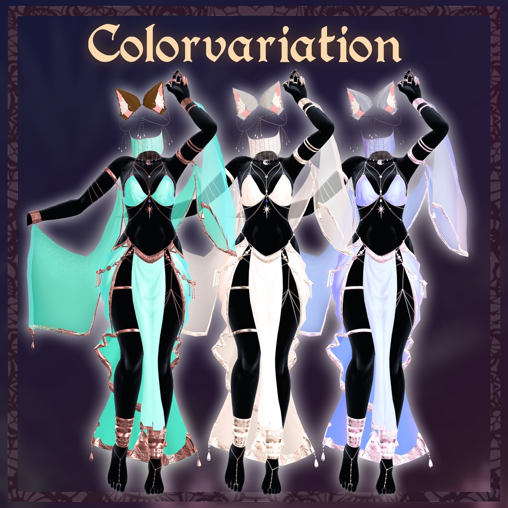 VRChat想定 Avatar衣装【The Bathing of Bastet】✨F&Rキャンペーン開催中✨