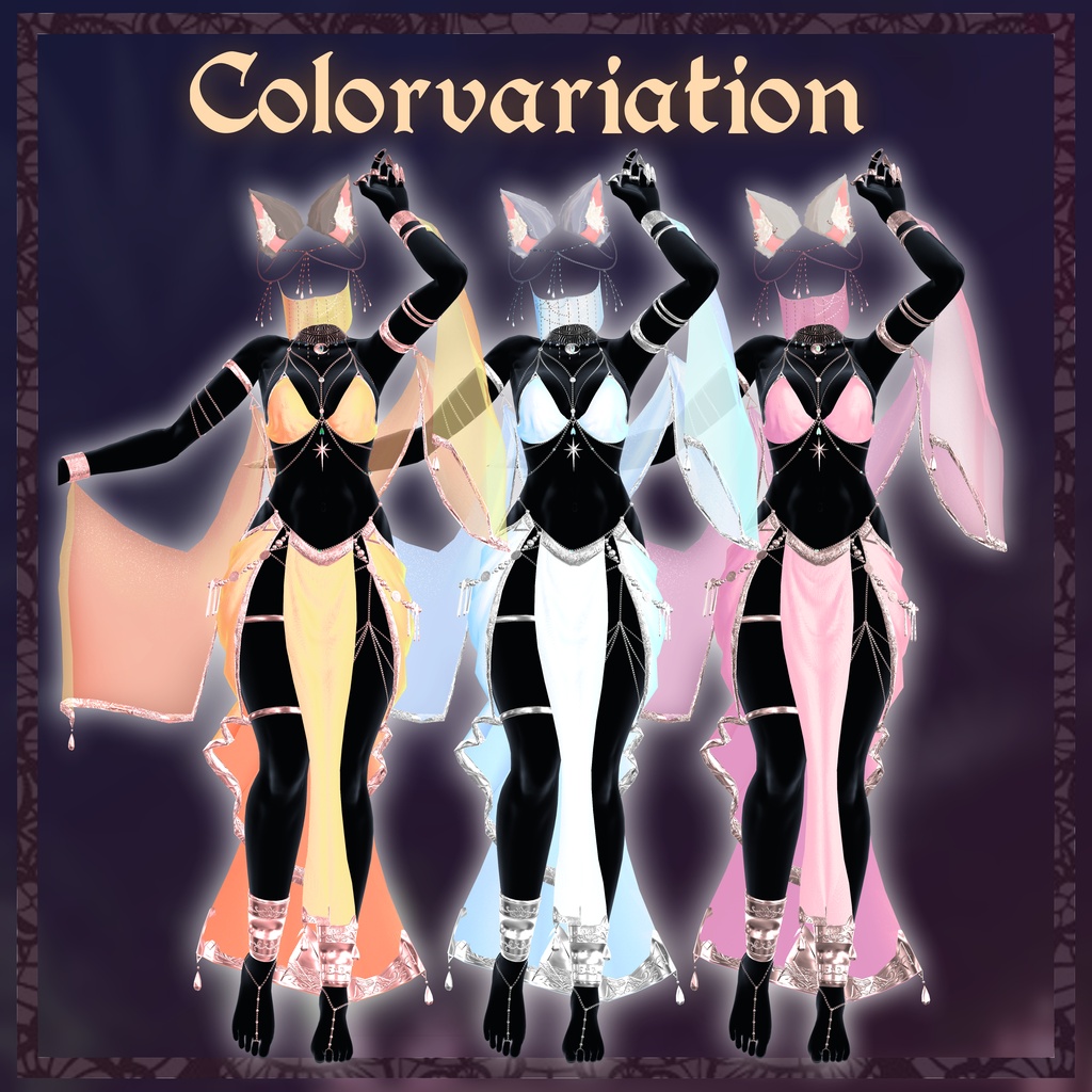 VRChat想定 Avatar衣装【The Bathing of Bastet】✨F&Rキャンペーン開催中✨