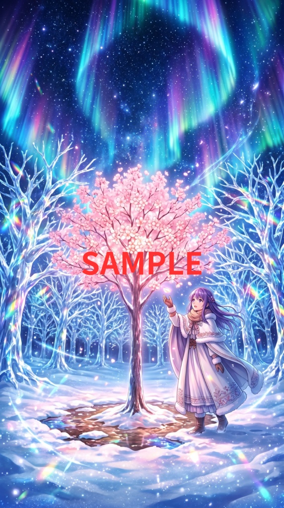 【2K壁紙】桜エディション - 幻想風景5種 2K Wallpaper: Sakura Edition (5 pics)