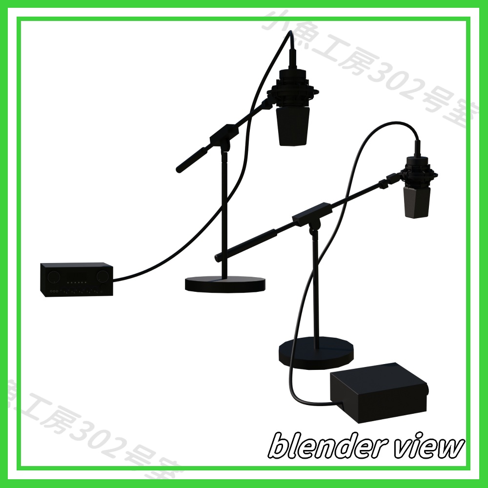 【自宅シリーズ】スタンドマイク(stand microphone)