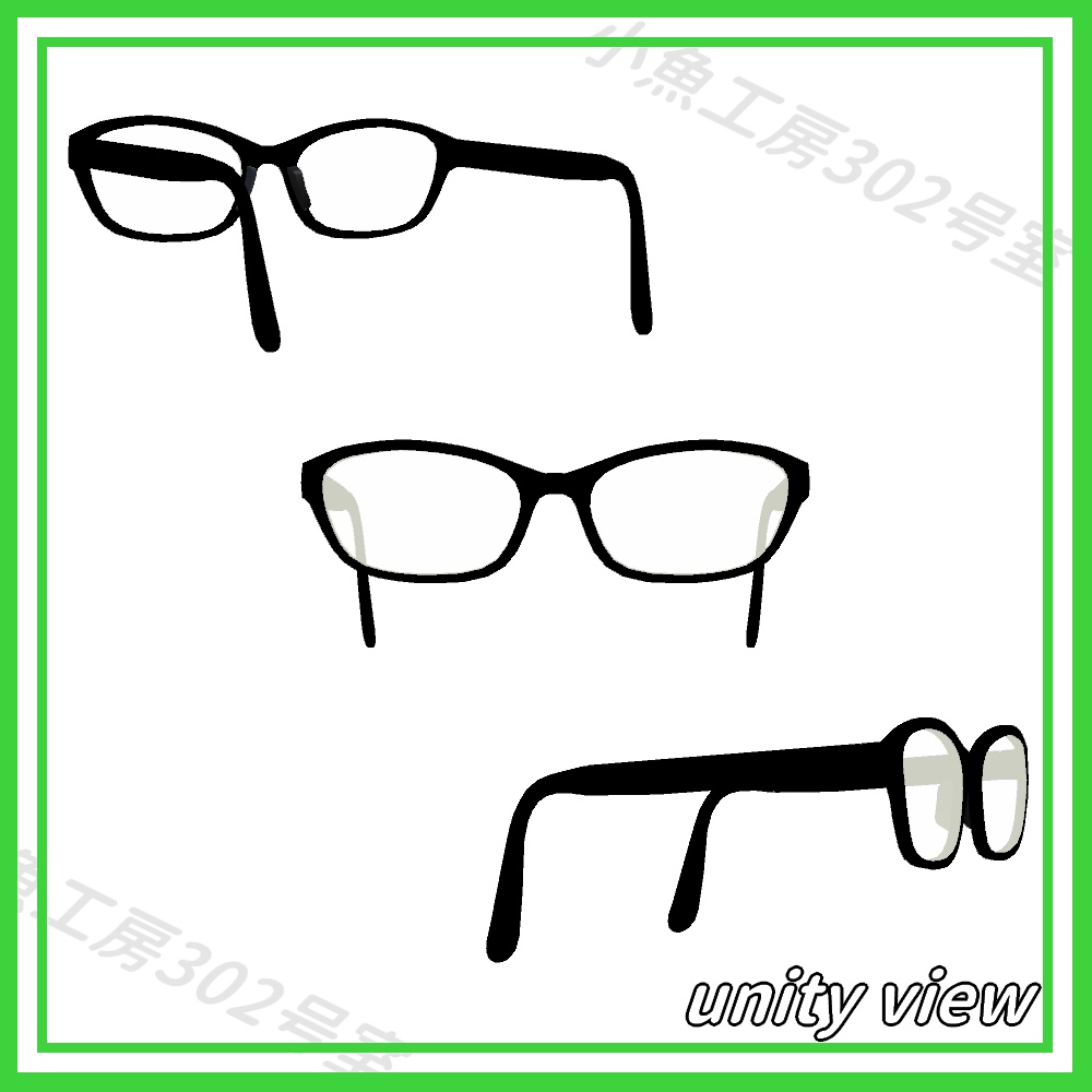 【小物3Dシリーズ】眼鏡(glasses)
