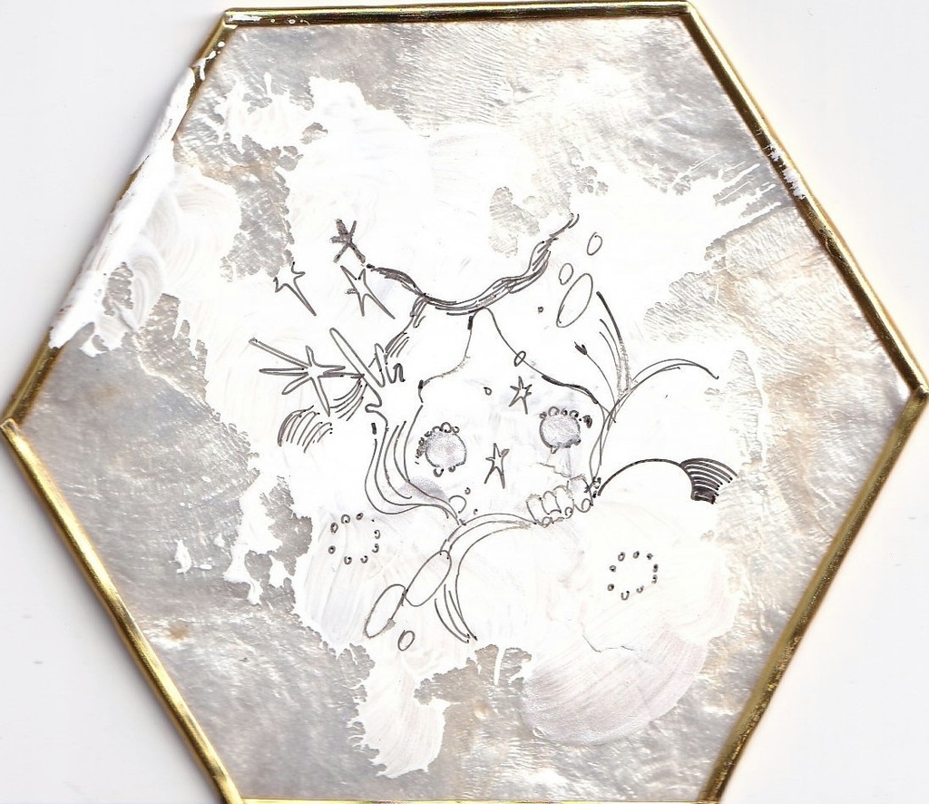 月面少女ドローイング