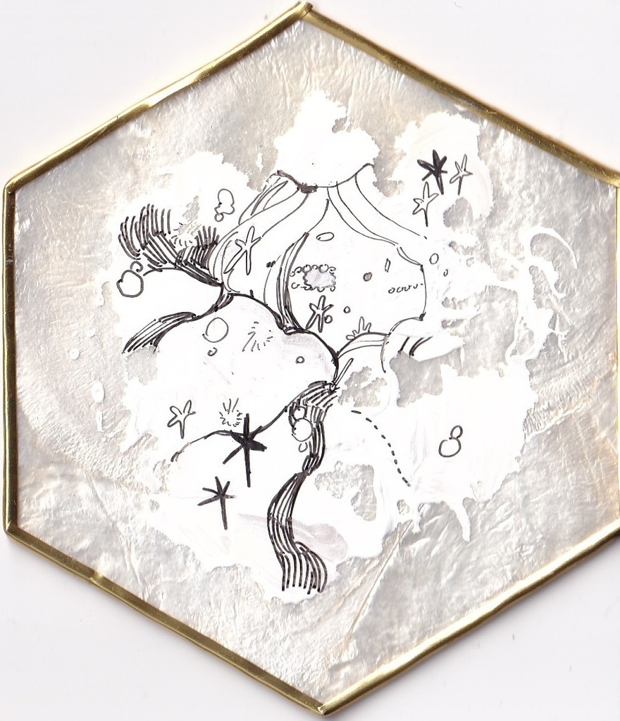 月面少女ドローイング