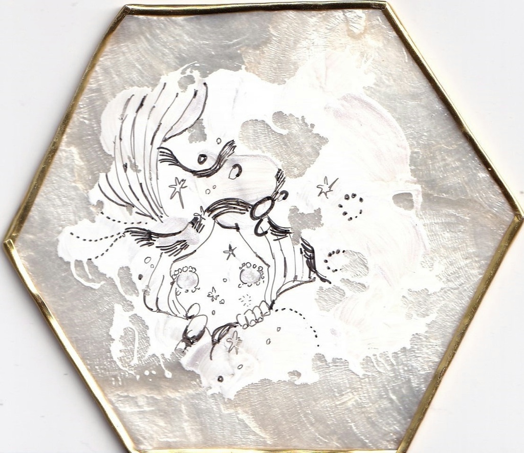 月面少女ドローイング