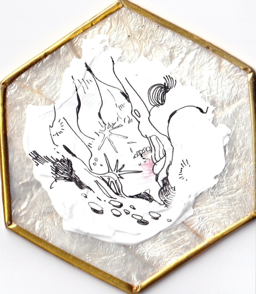 月面少女ドローイング