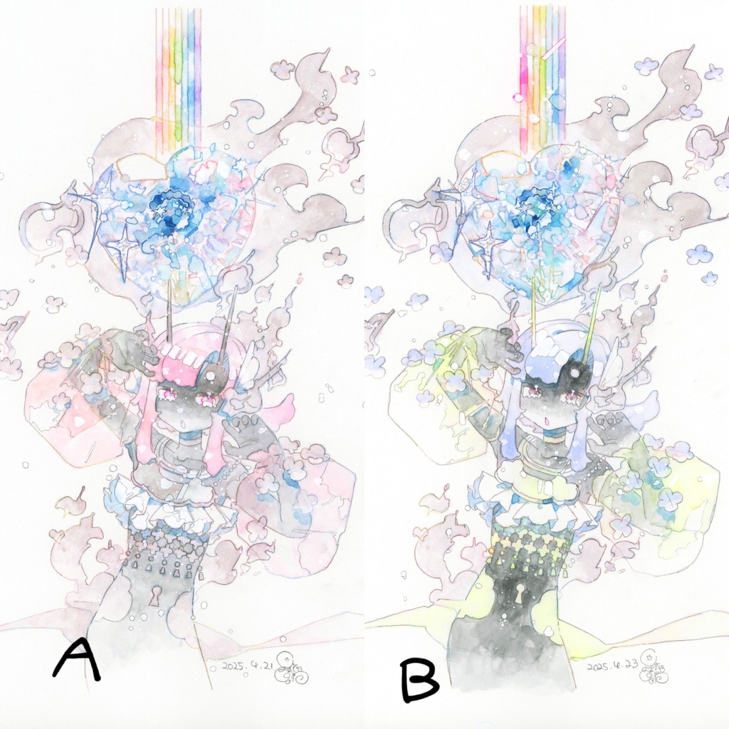 原画作品『春に巡るもの』A/B
