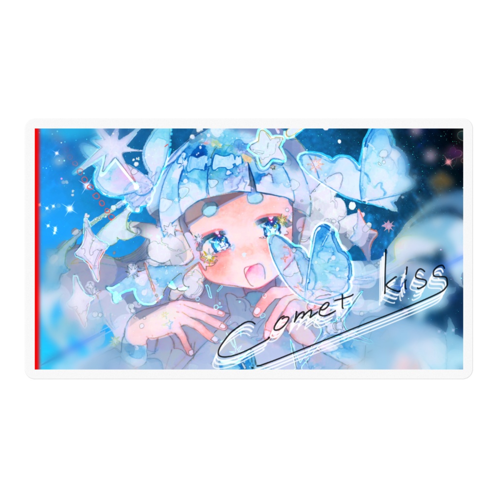 クリアステッカー『Lala Comet kiss』