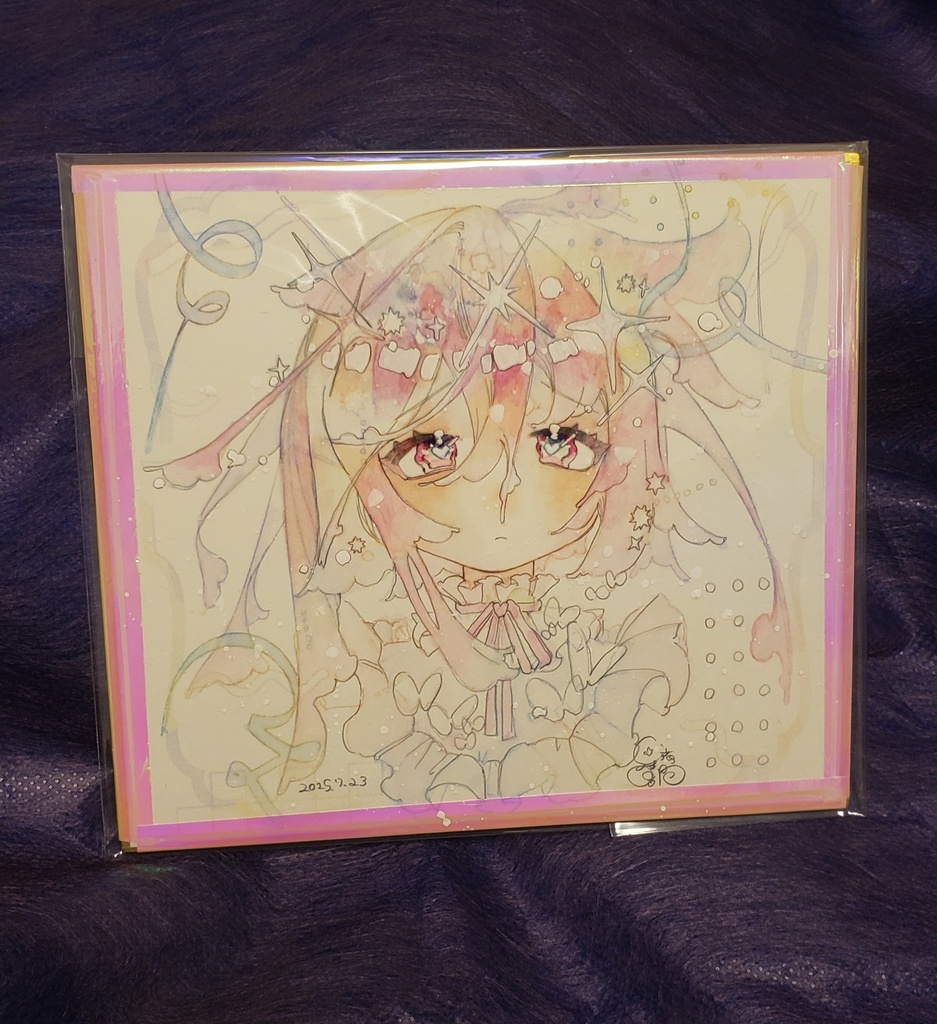 色紙原画『恋乙女』シリーズ