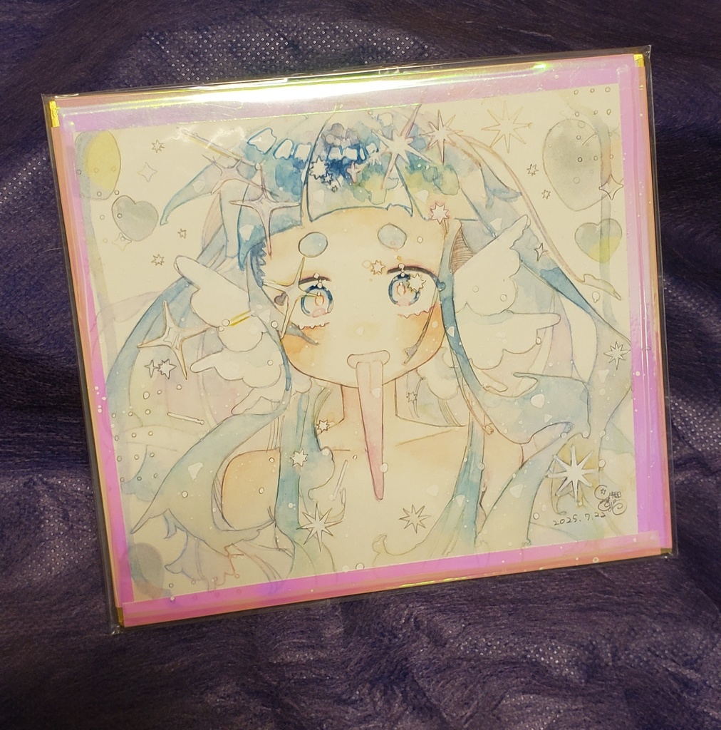 色紙原画『恋乙女』シリーズ