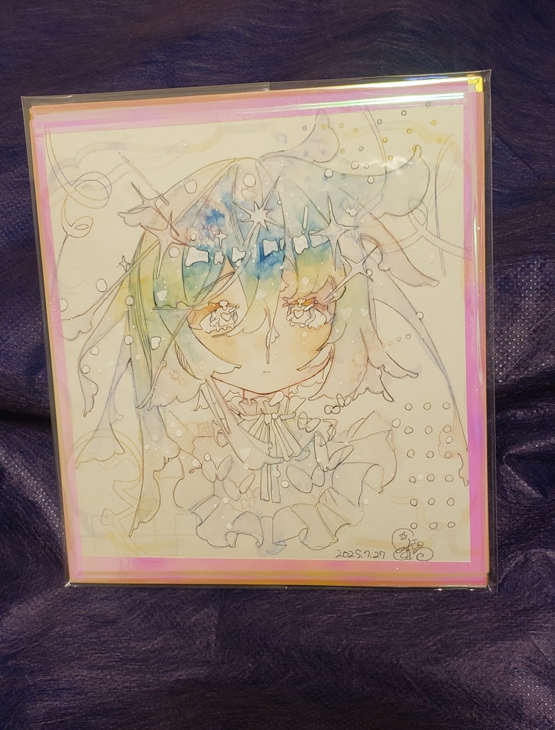 色紙原画『恋乙女』シリーズ