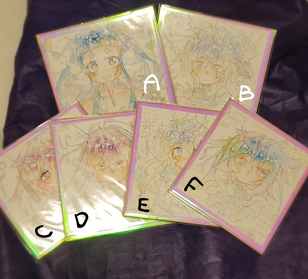 色紙原画『恋乙女』シリーズ