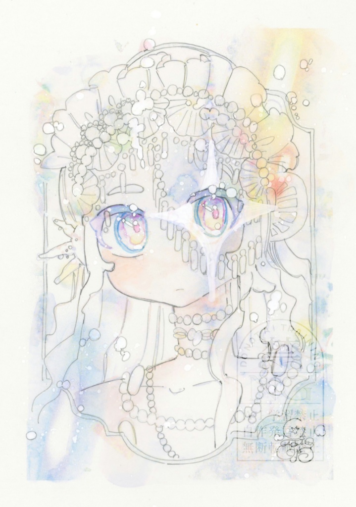 ドローイング『民族文化人』