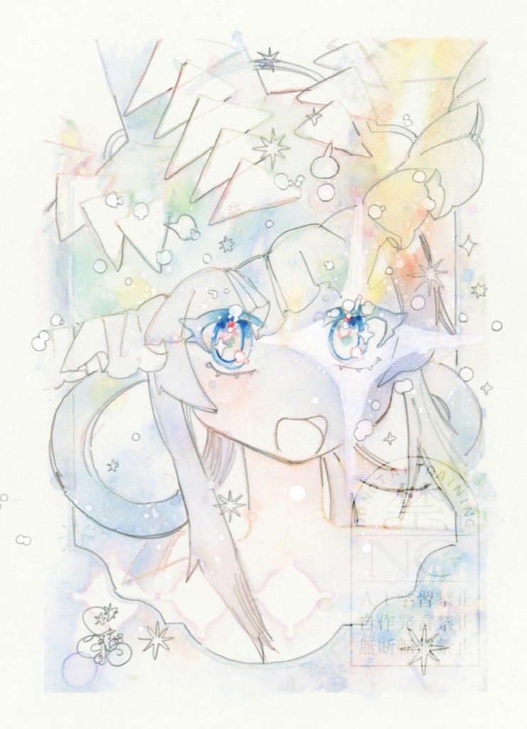 ドローイング『民族文化人』