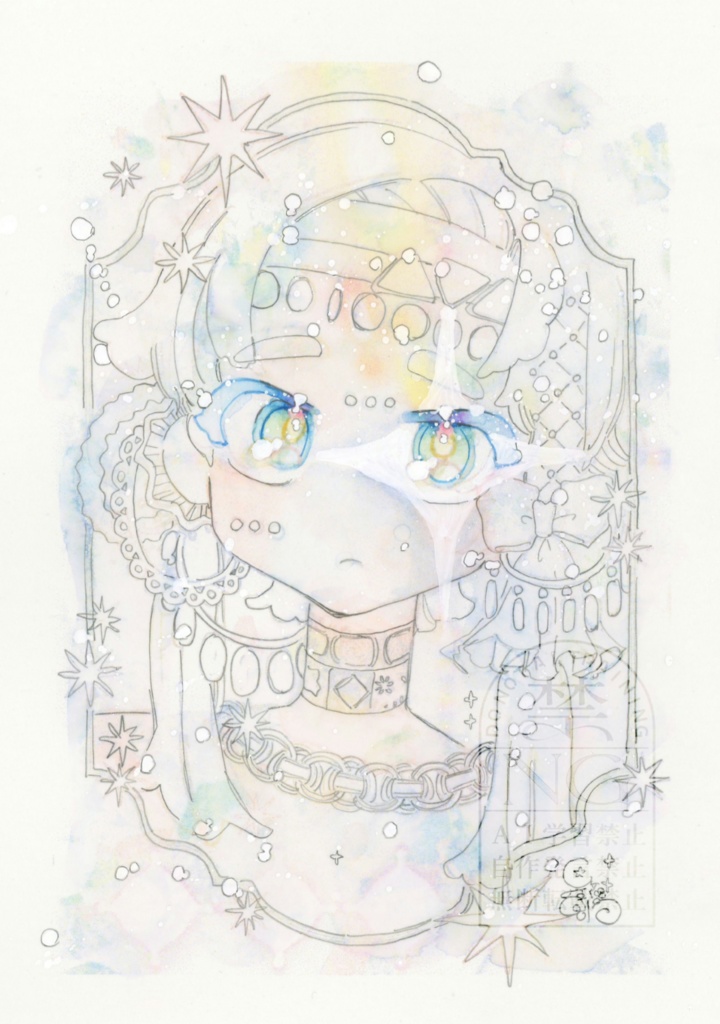 ドローイング『民族文化人』