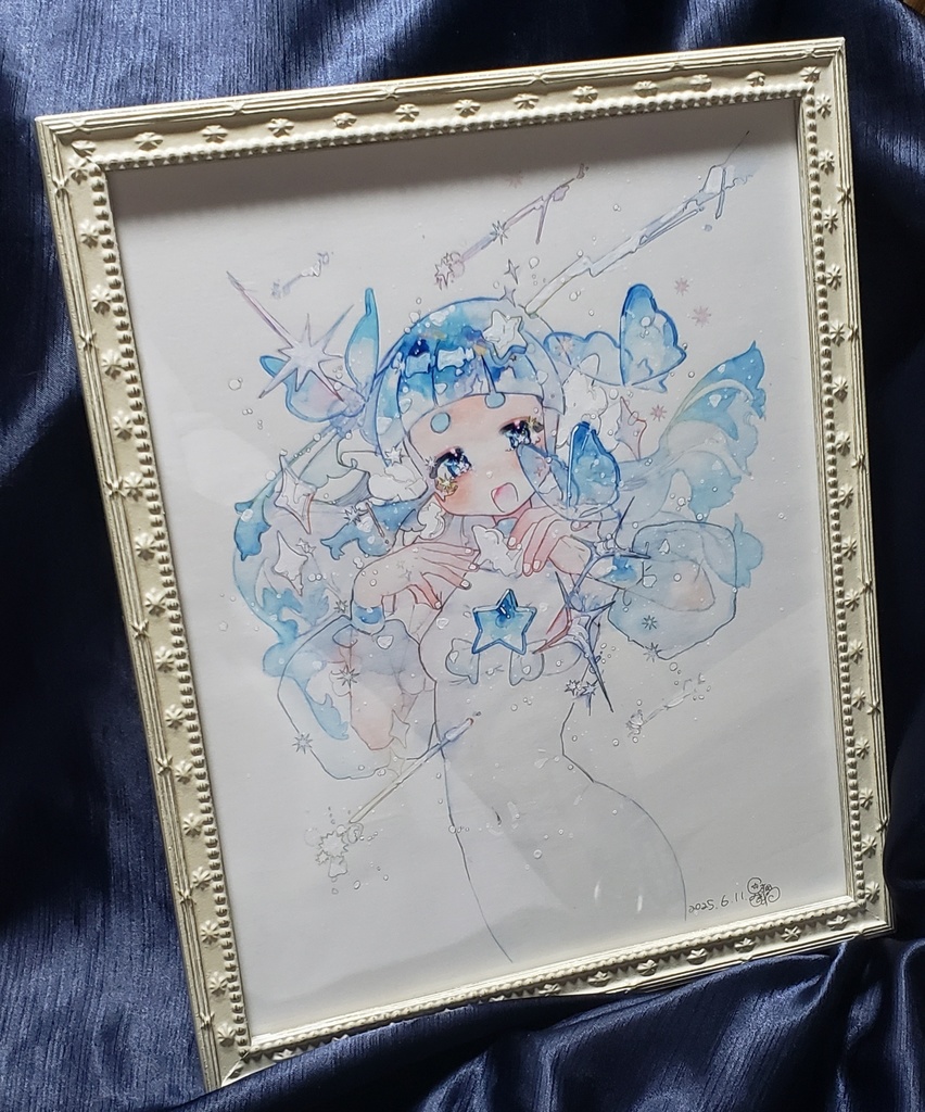 額つき原画『Comet kiss』