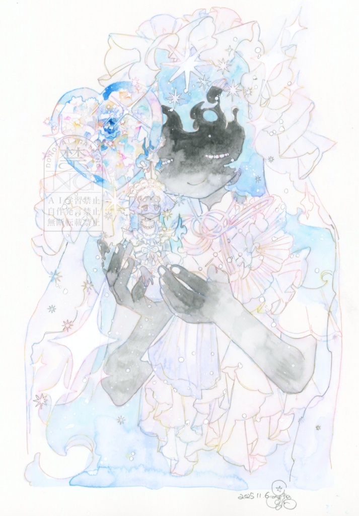 額つき原画『カレンダーシリーズ』1~12月