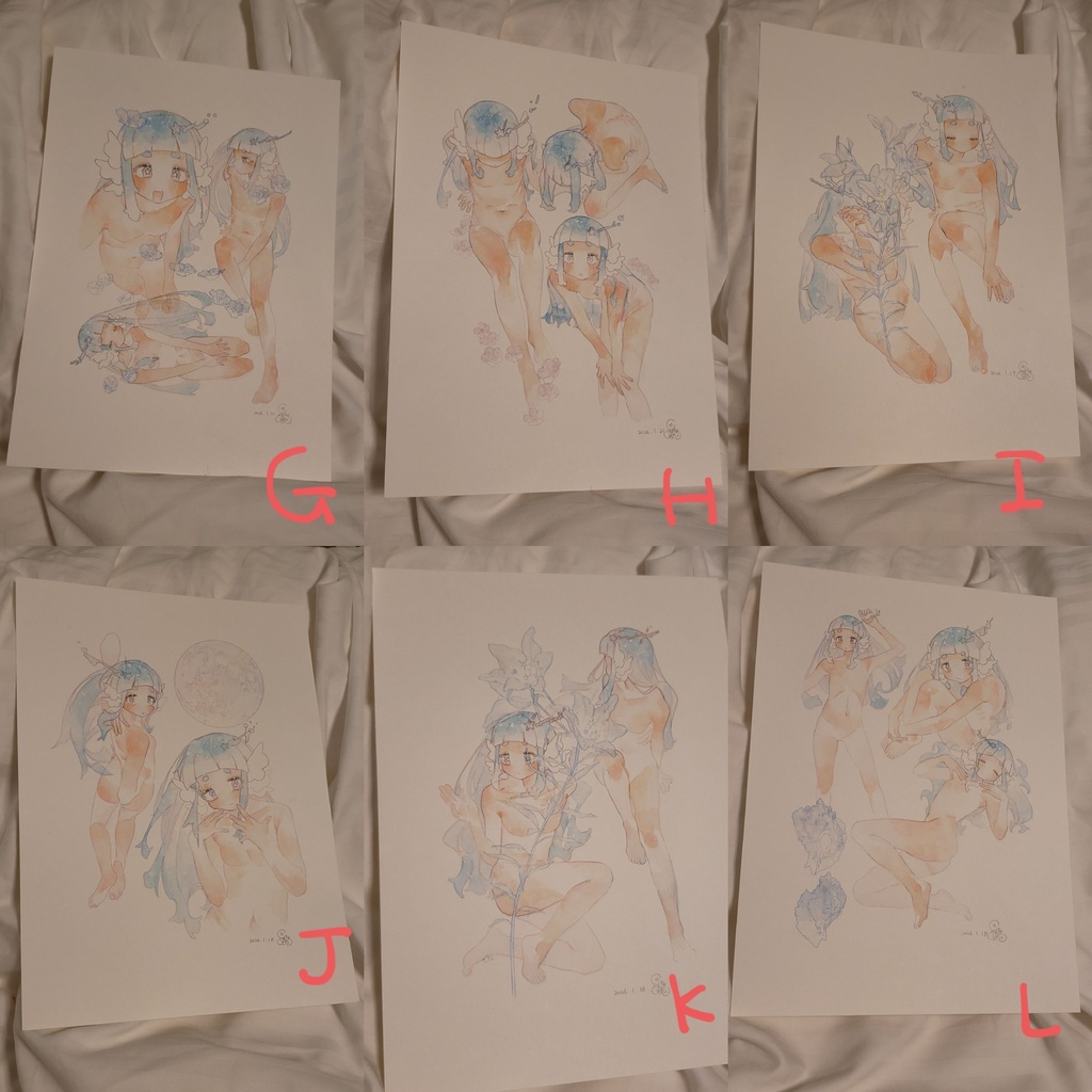 『解体心象シリーズ』フレームレス原画