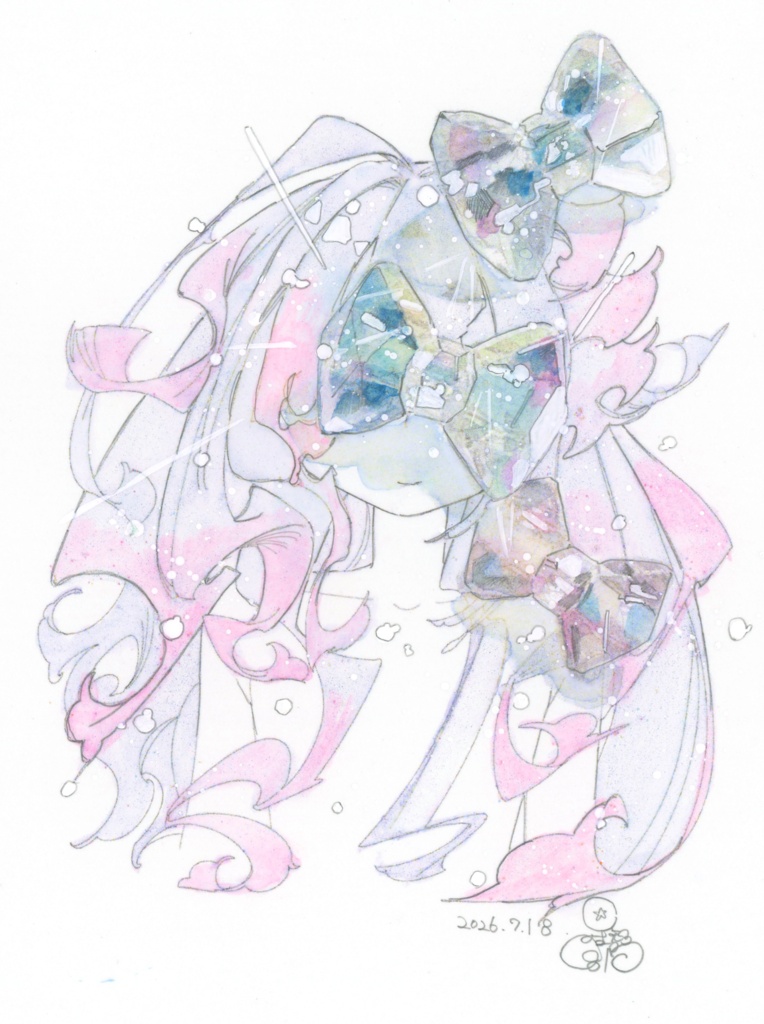 光についての小作品【フレームレス原画】