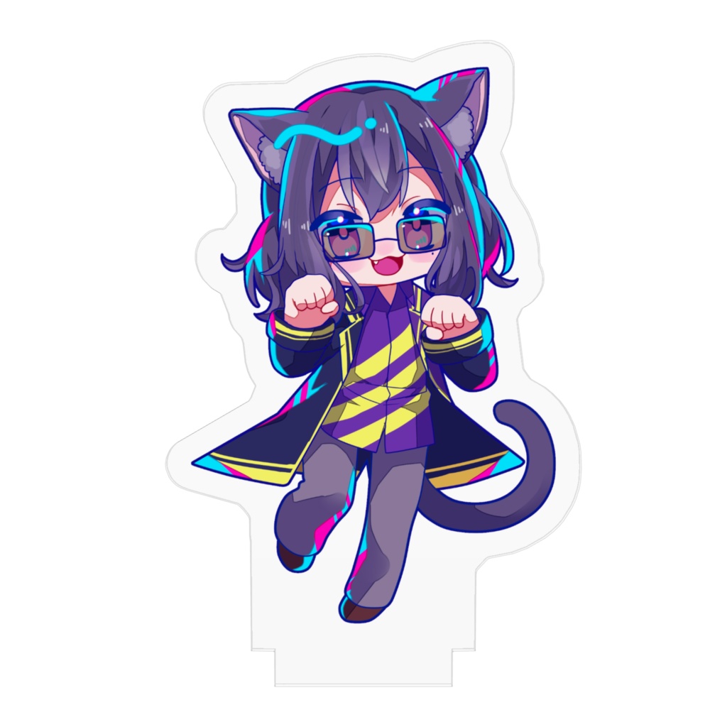 猫魅リョウがにゃんにゃんしてるアクスタ