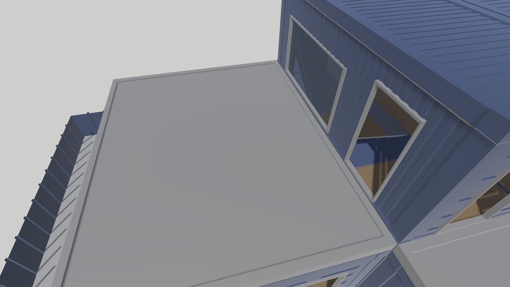 【VRChat想定】コンテナハウスの素材