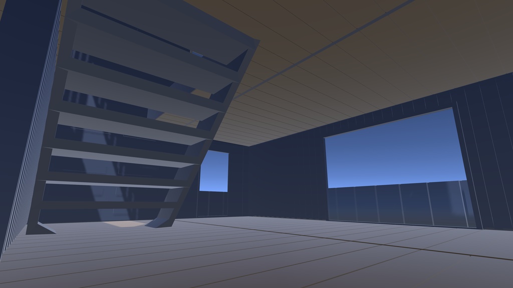 【VRChat想定】コンテナハウスの素材