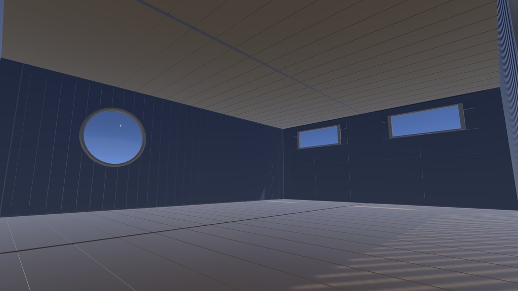 【VRChat想定】コンテナハウスの素材