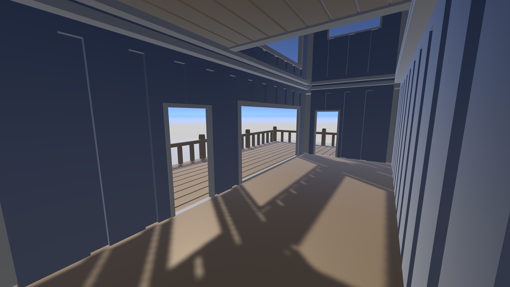 【VRChat想定】コンテナハウスの素材【第2弾】