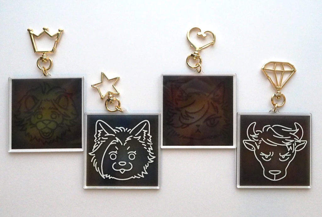 けものアクリルキーホルダー