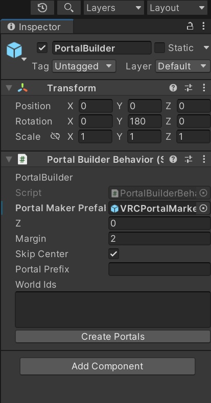 VRChat向け Portal生成ツール
