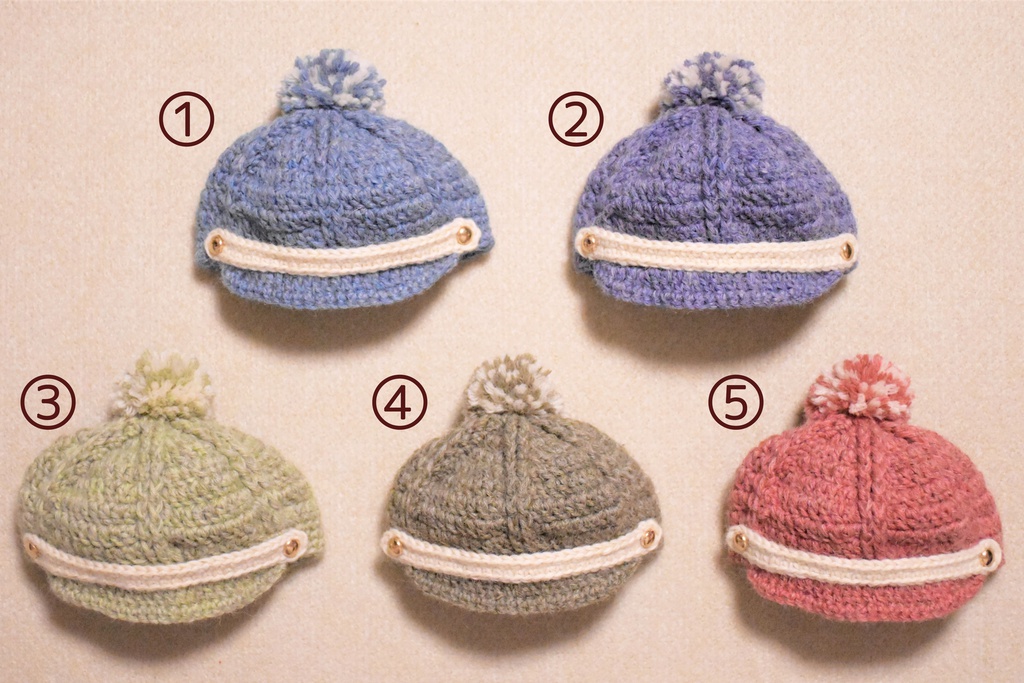 ミニぬい用キャスケット(秋冬)