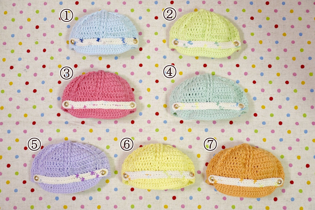 ミニぬい用キャスケット(春夏)