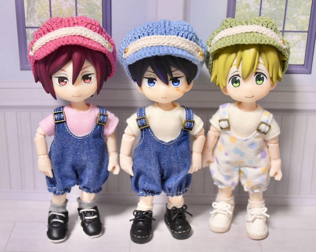 オビツ11用キャスケット(春夏)