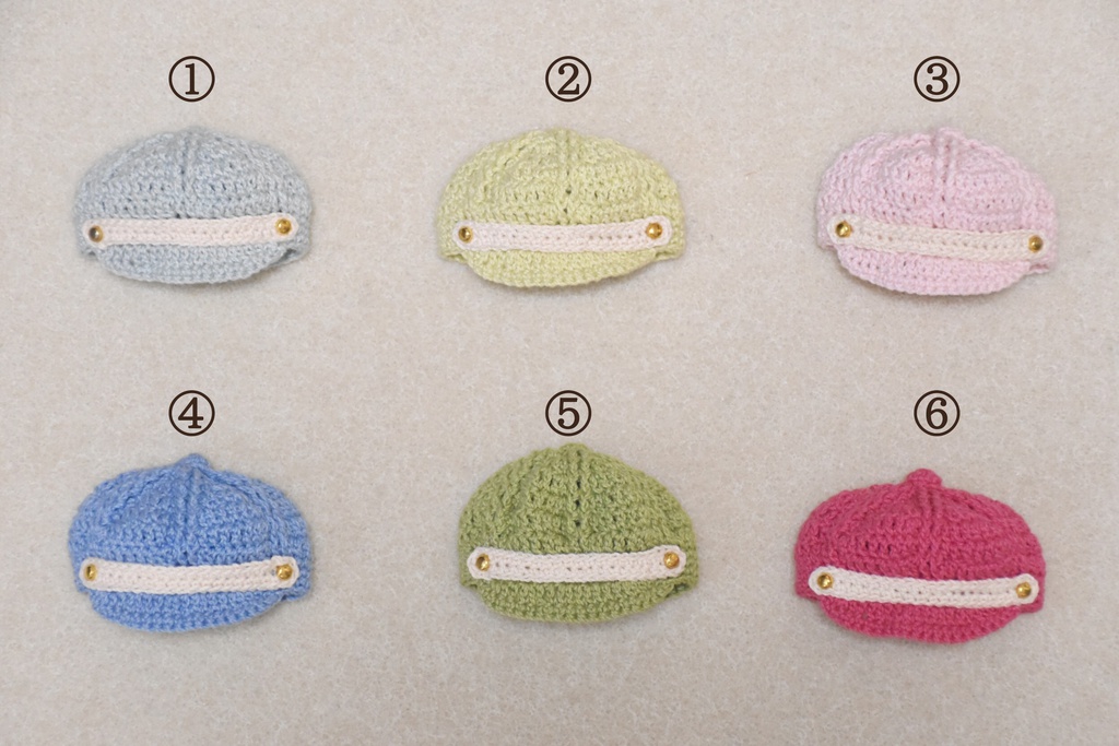 オビツ11用キャスケット(春夏)