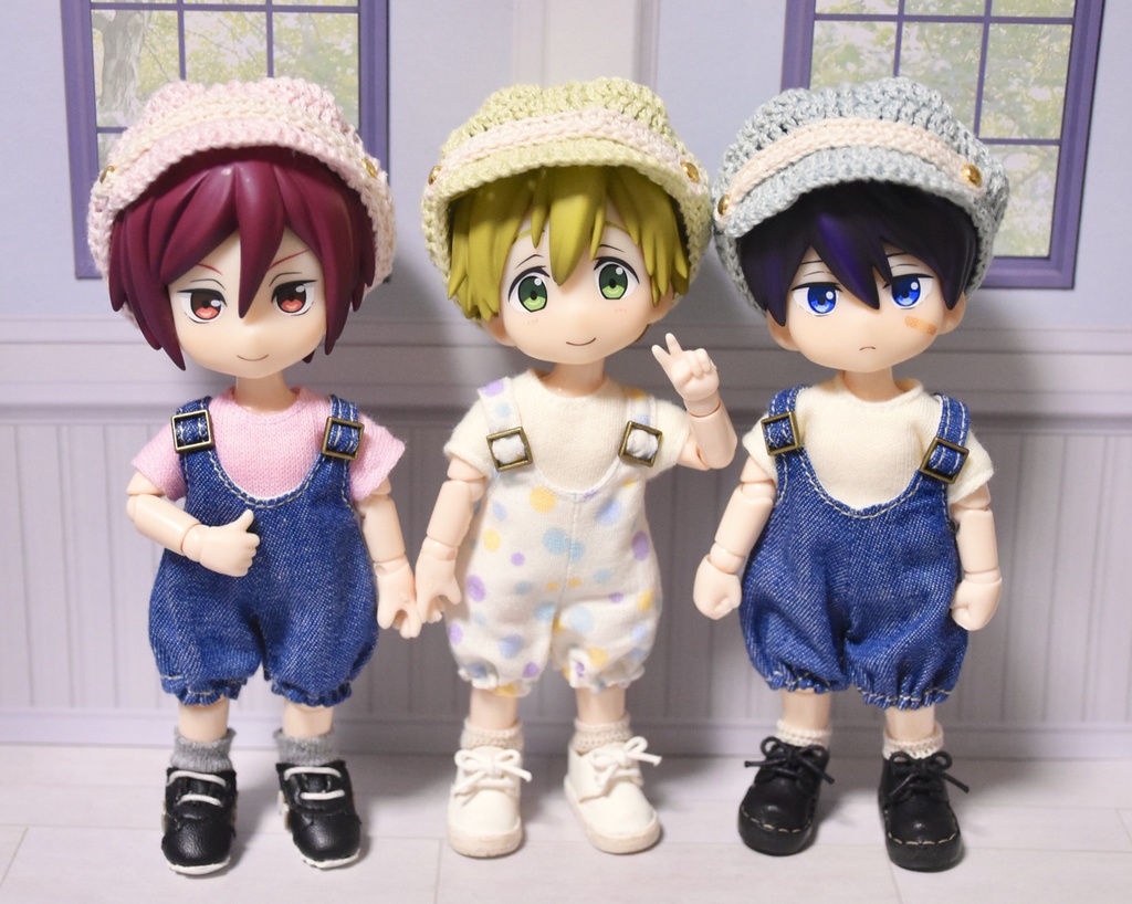 オビツ11用キャスケット(春夏)