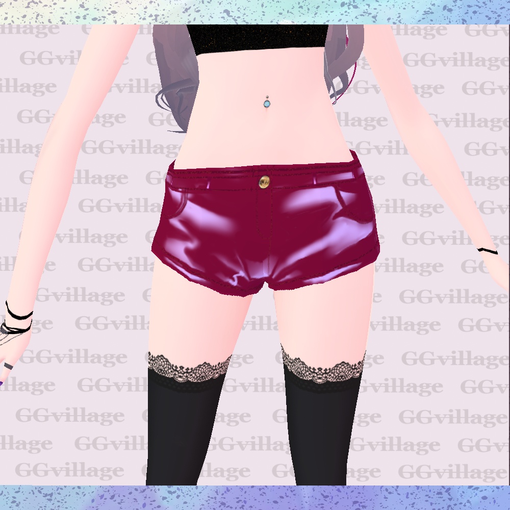 【無料】レザーパンツ紅白セット