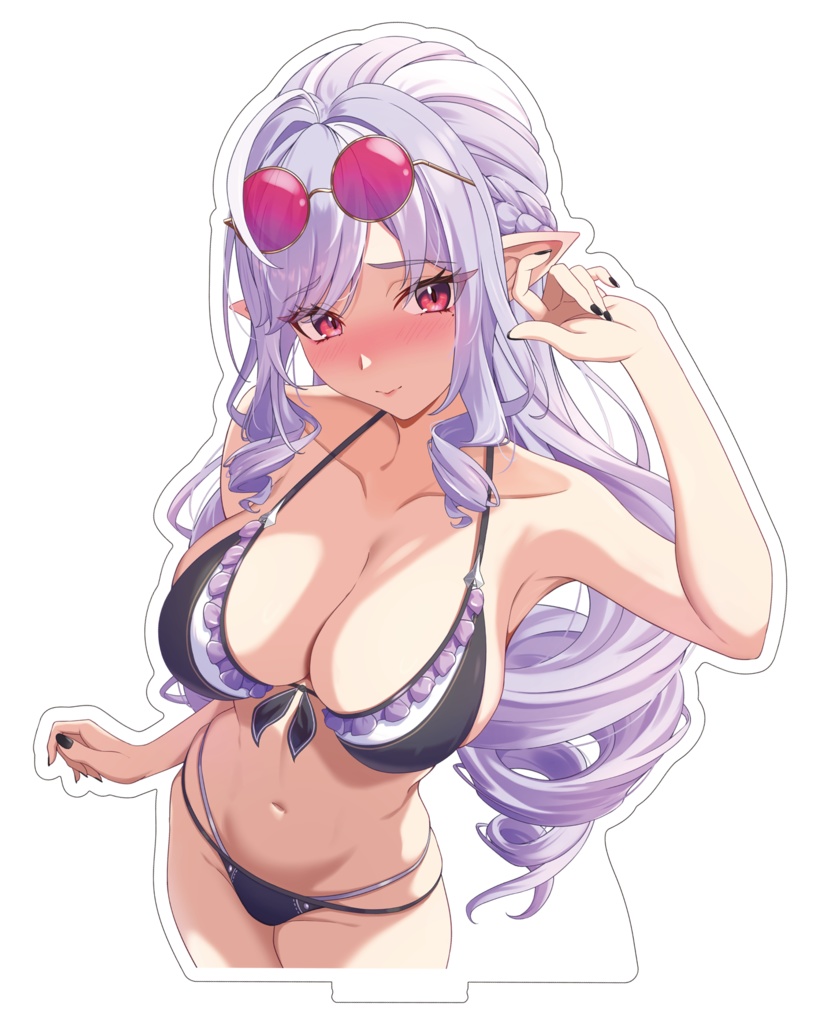 C106 アクスタ 2種類(胡桃・ビビアン)