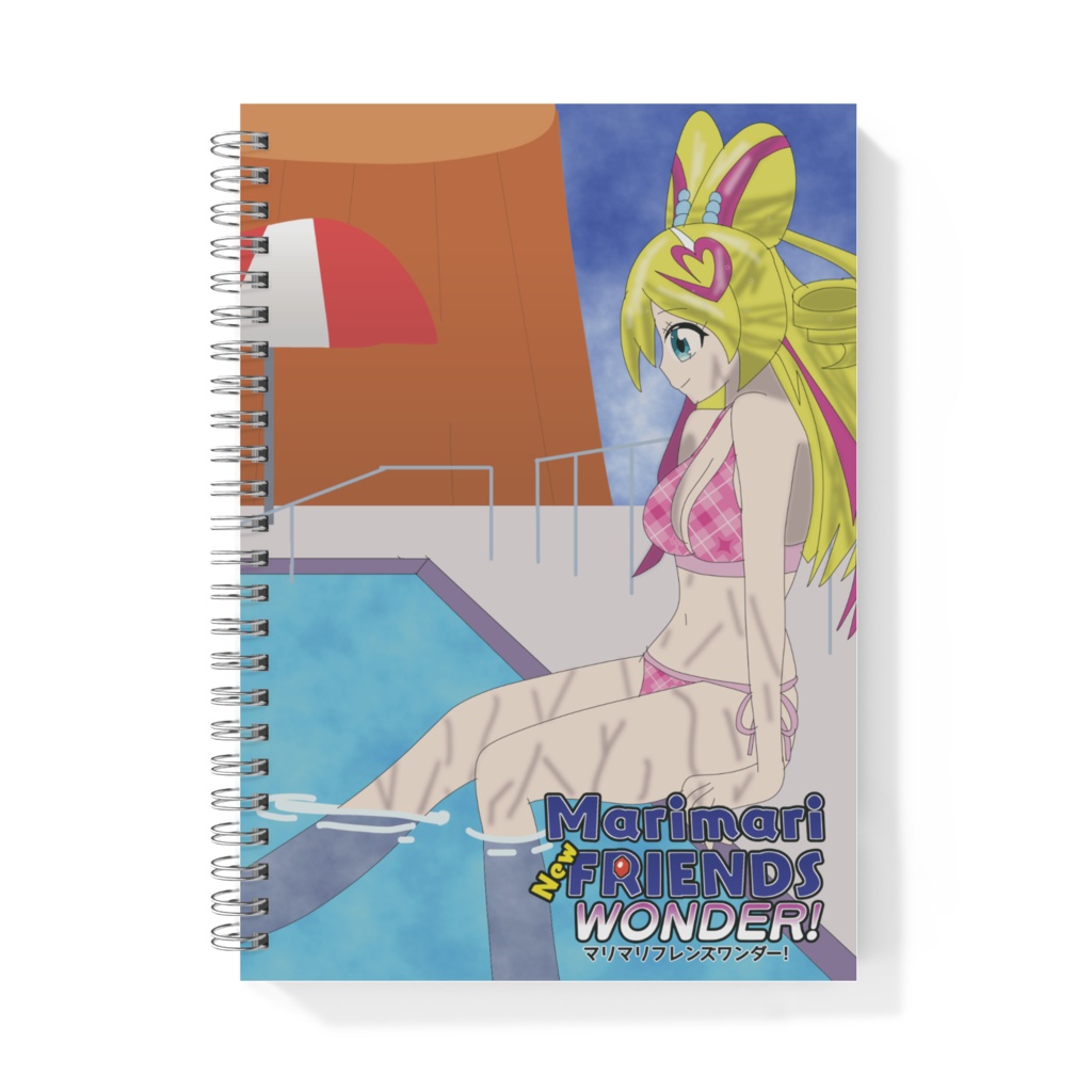 マリマリnewフレンズワンダー!リングノート　水着キュアアイドル
