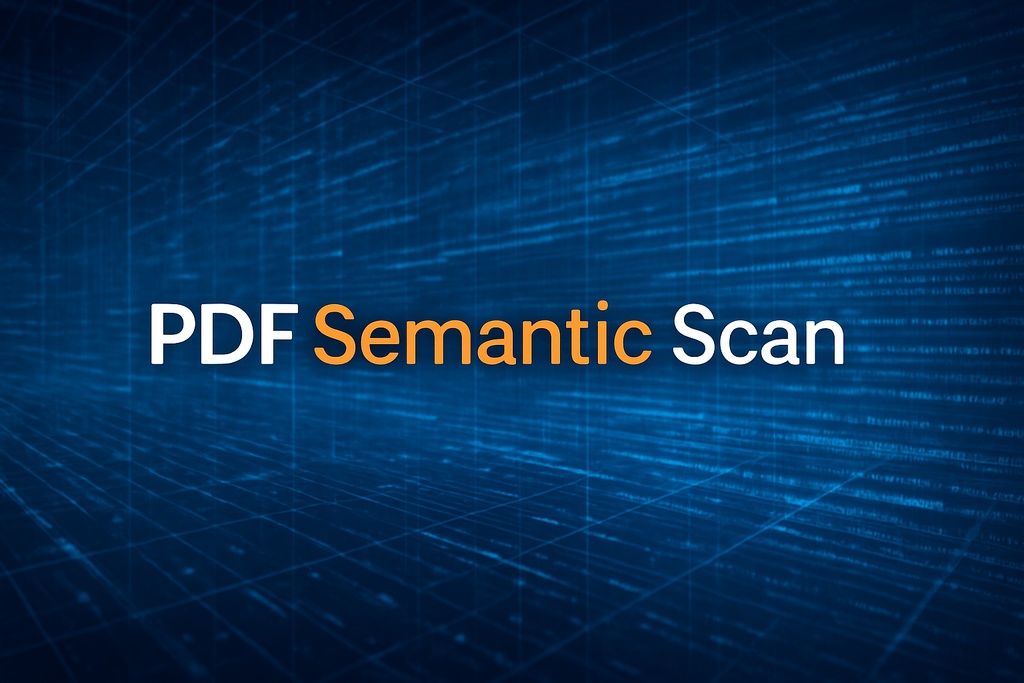 PDF Semantic Scan