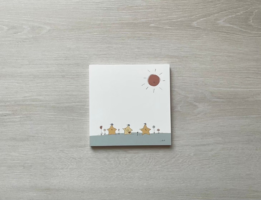 昼間のお星ちゃんメモ帳