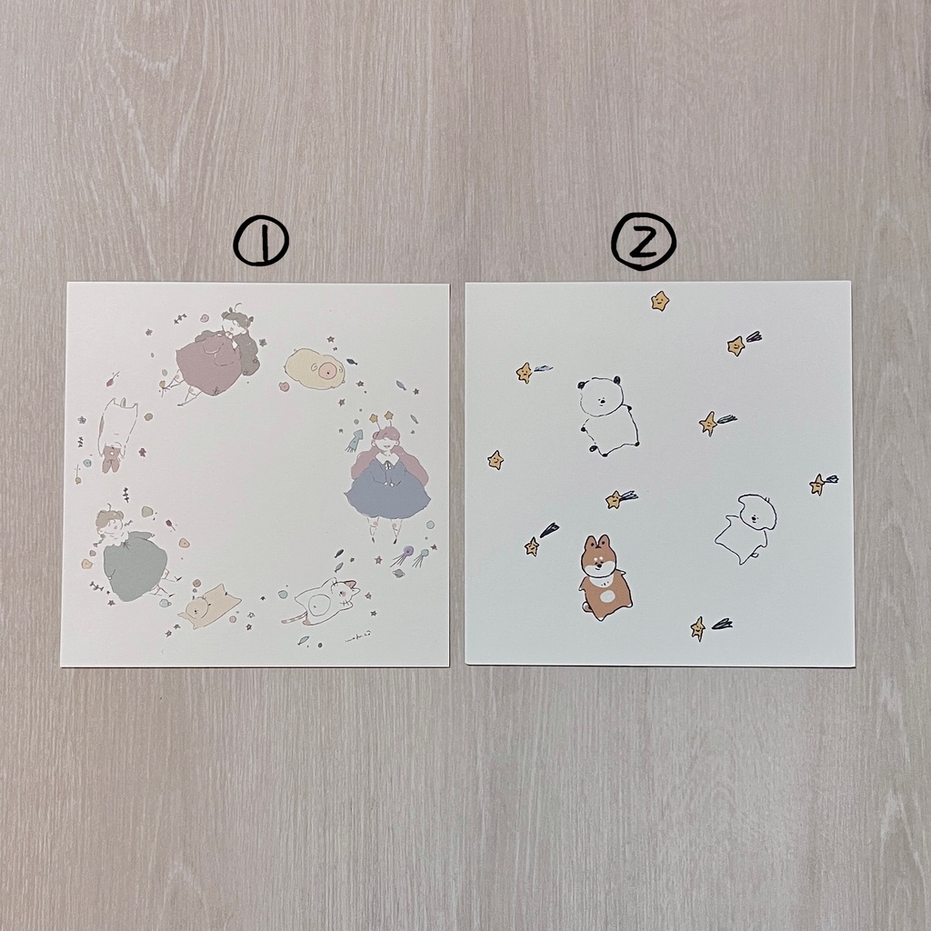 正方形ポストカード